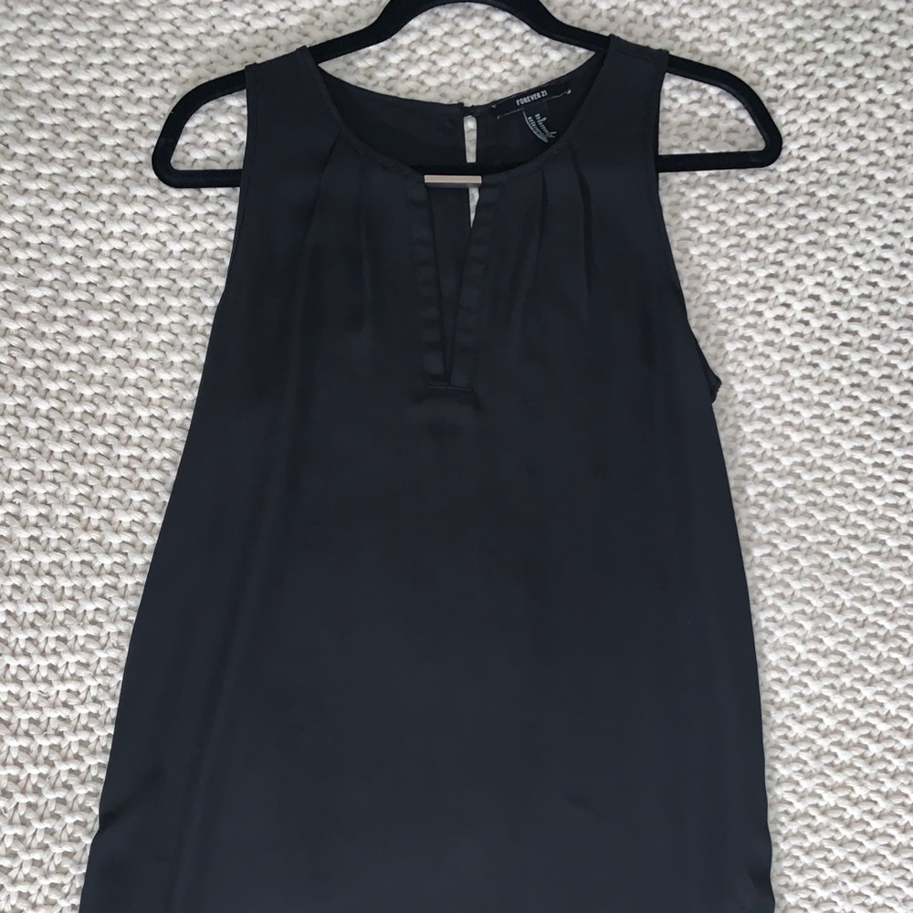black mini dress